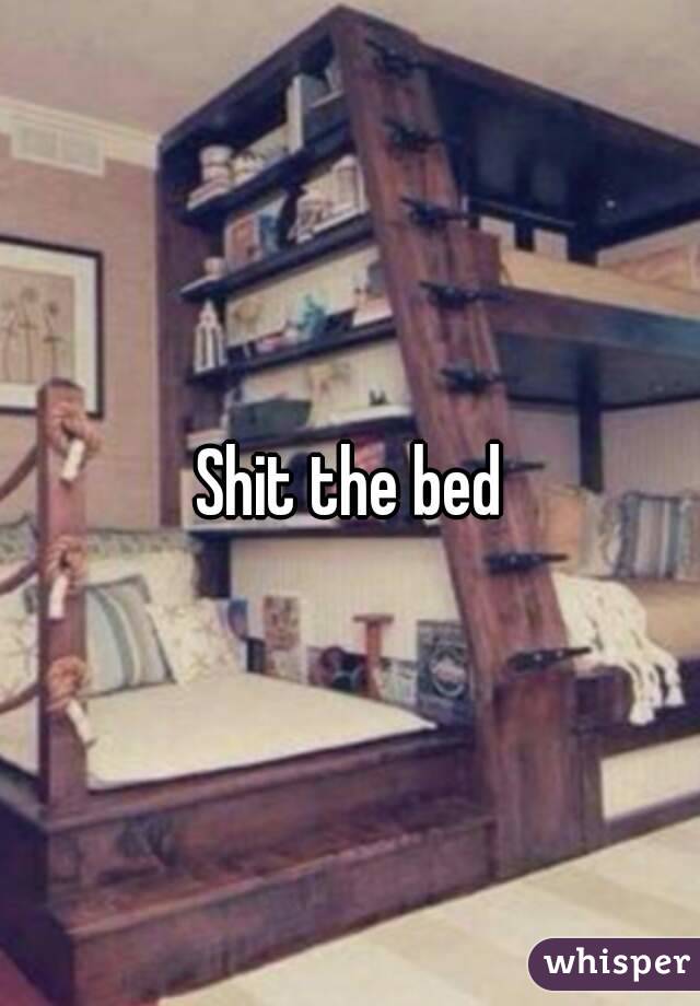 Shit the bed