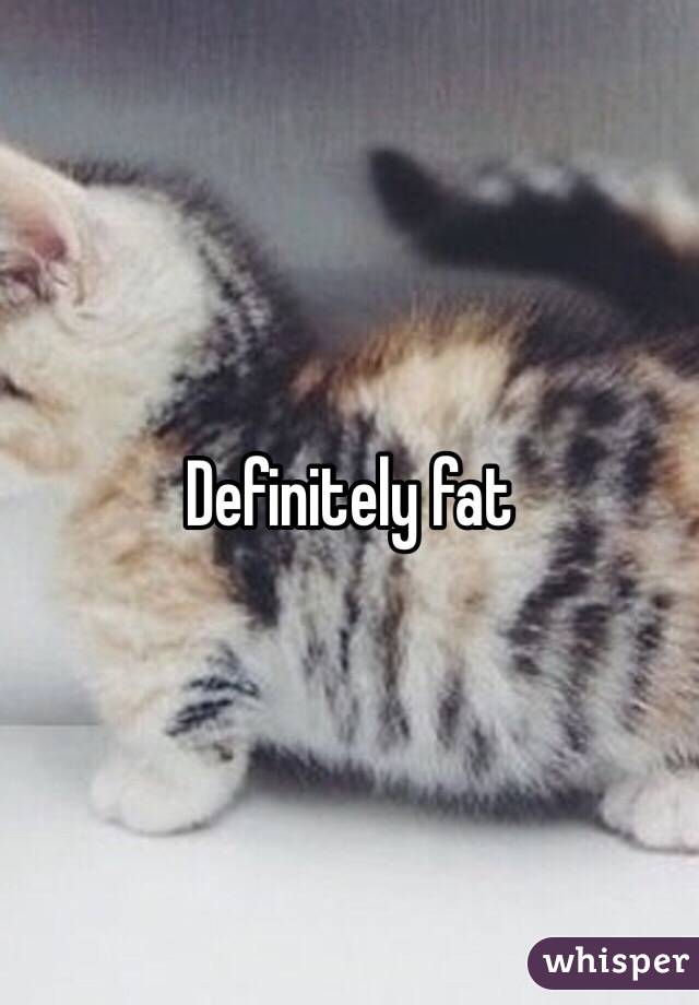 Definitely fat