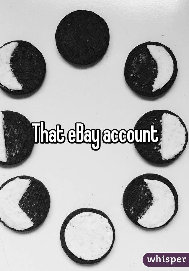 That eBay account