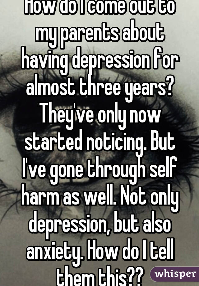 Come out of depression