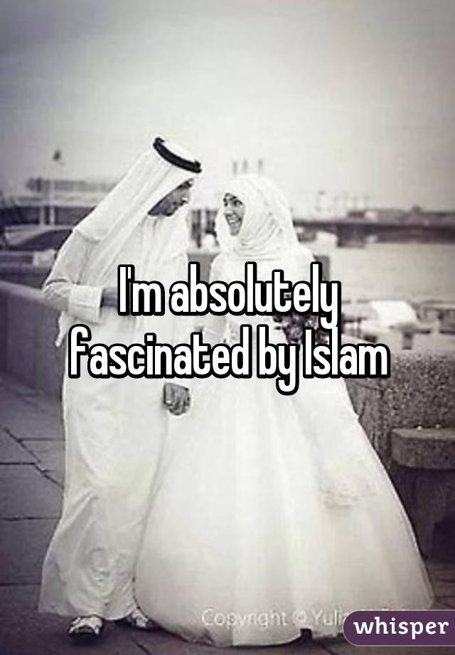 I'm absolutely fascinated by Islam