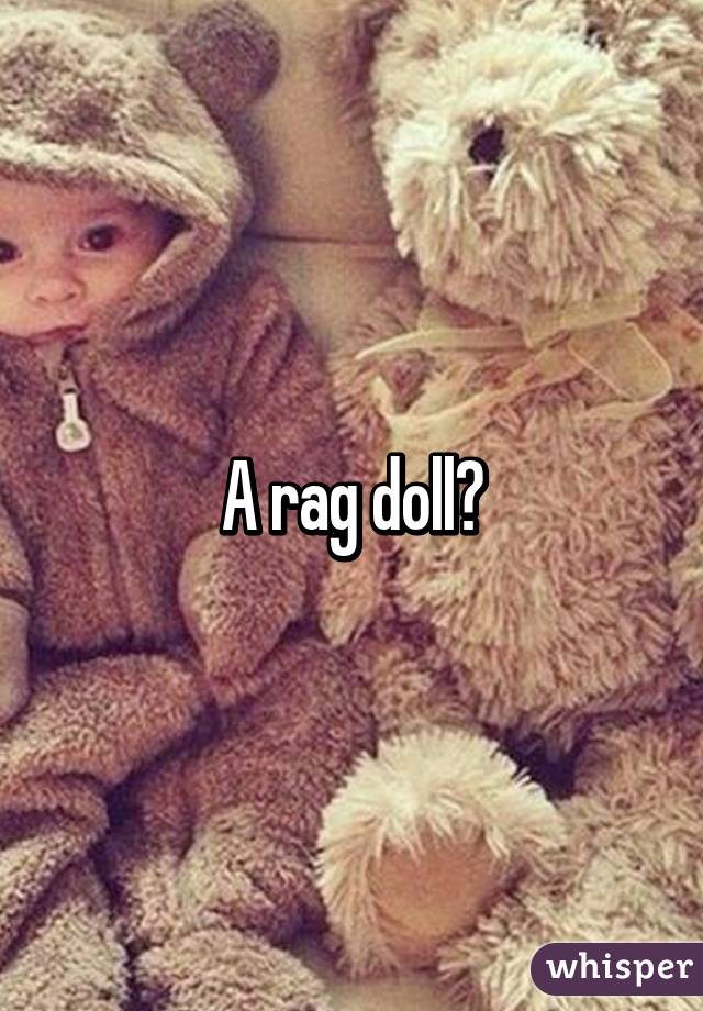 A rag doll?