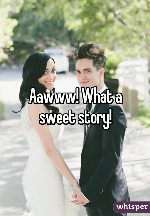Aawww! What a sweet story!