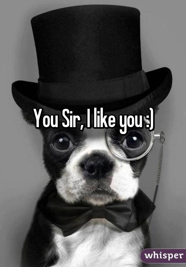 You Sir, I like you :)
