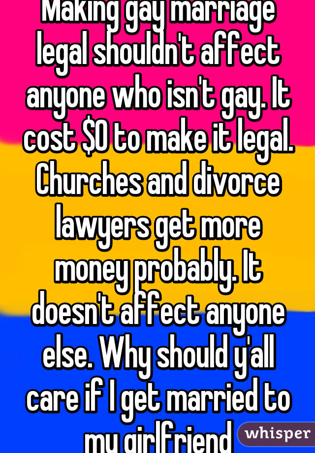 Why Shouldn T Gay Marriage Be Legal 41