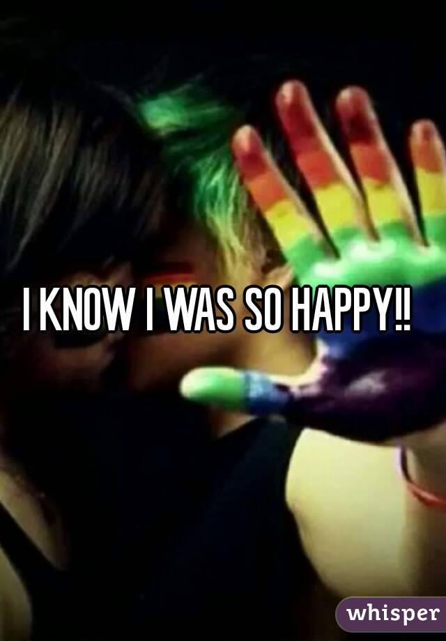 I KNOW I WAS SO HAPPY!! 