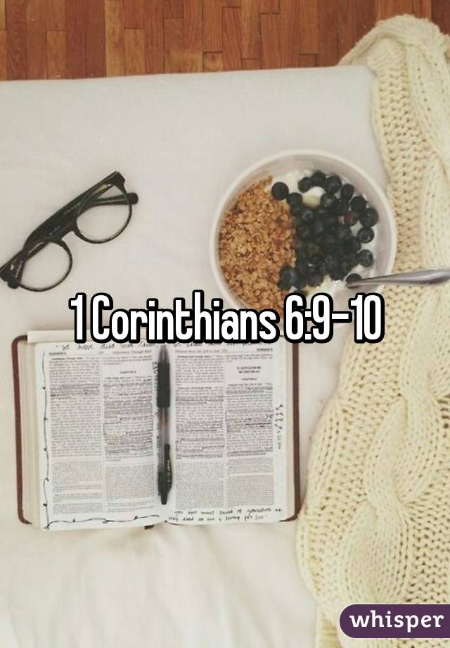 1 Corinthians 6:9-10