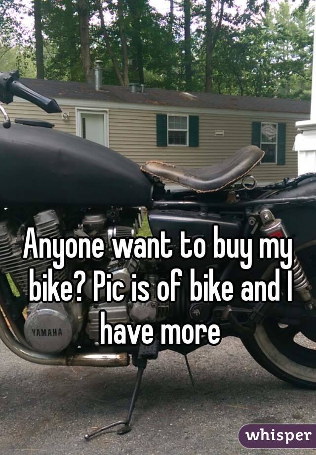 Anyone want to buy my bike? Pic is of bike and I have more