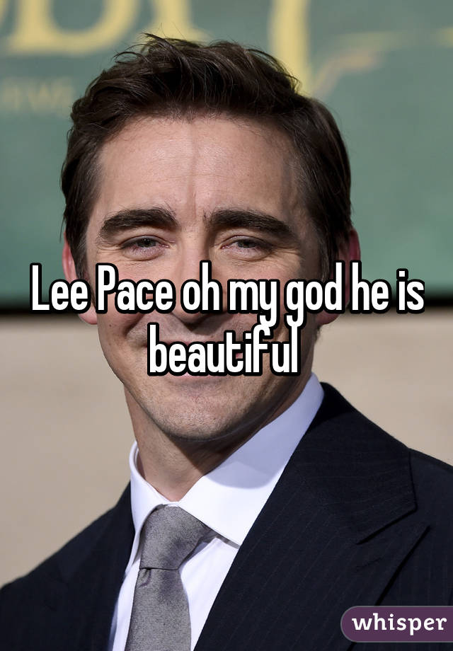 Lee Pace oh my god he is beautiful 