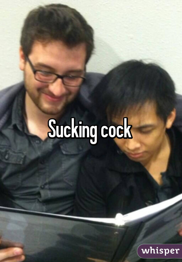 Sucking cock 