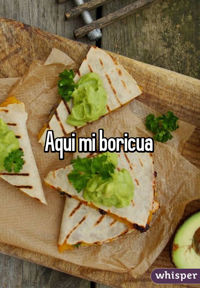 Aqui mi boricua 