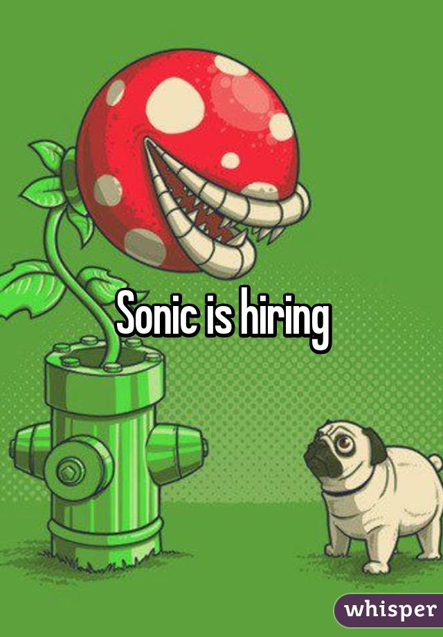 Sonic is hiring