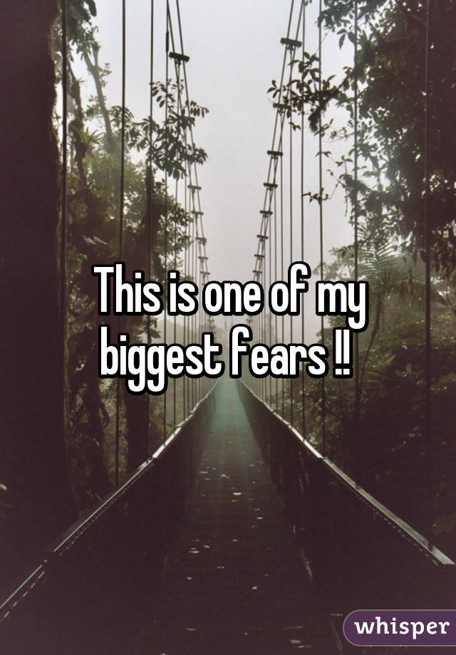 This is one of my biggest fears !! 