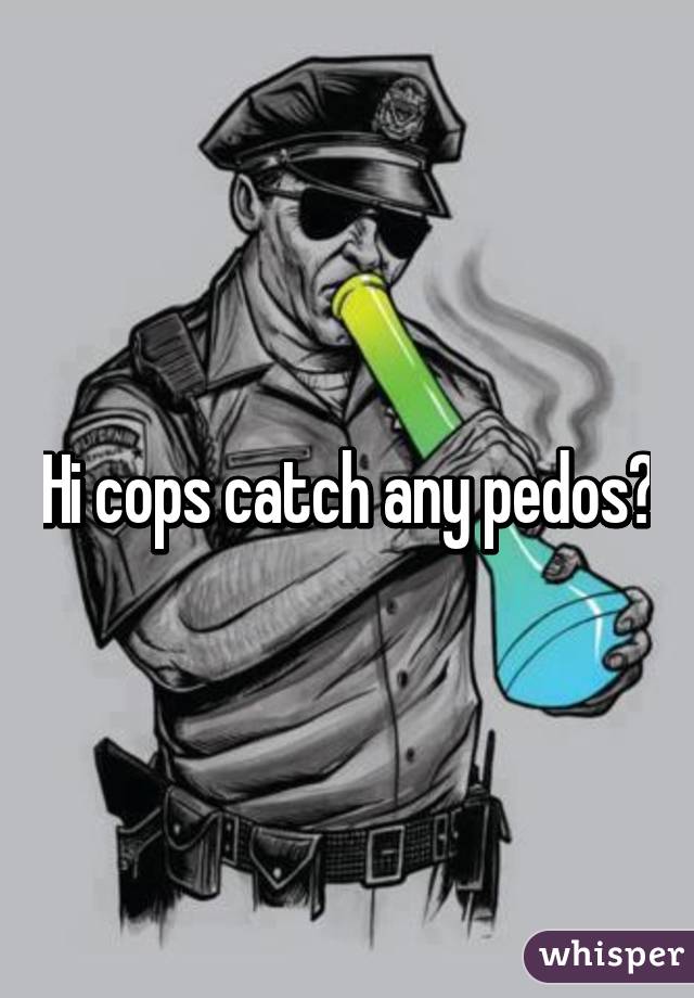 Hi cops catch any pedos?