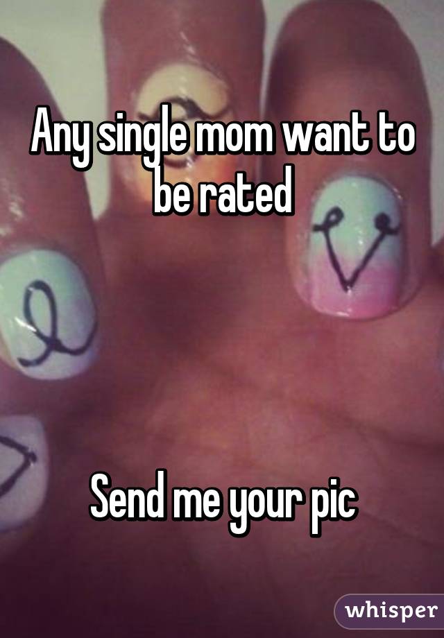Any single mom want to be rated




Send me your pic