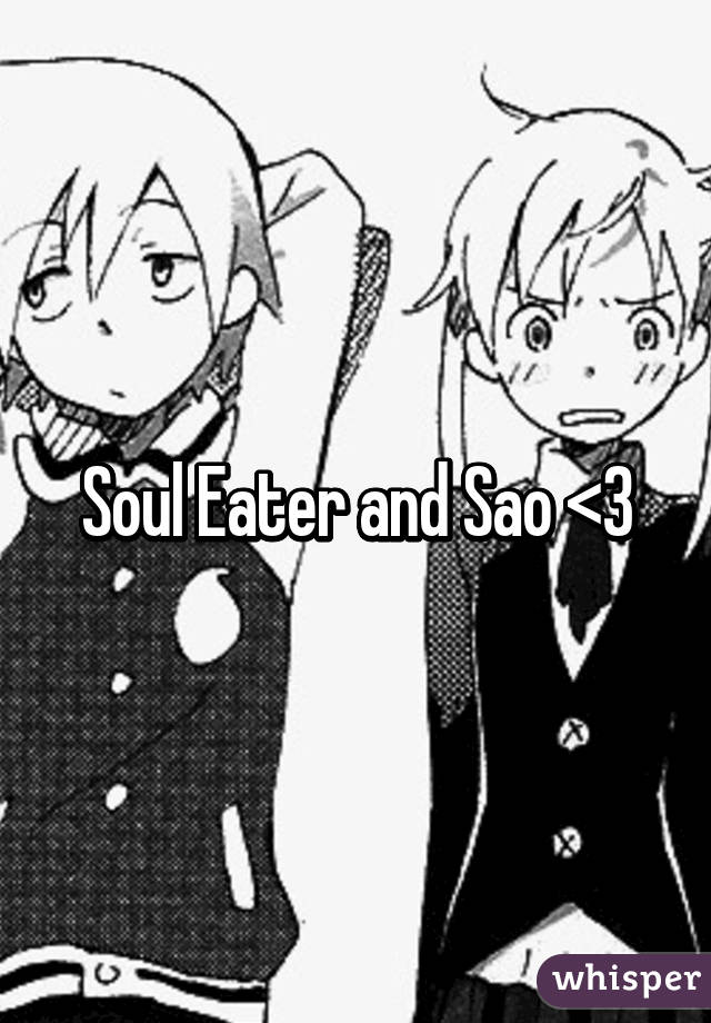 Soul Eater and Sao <3