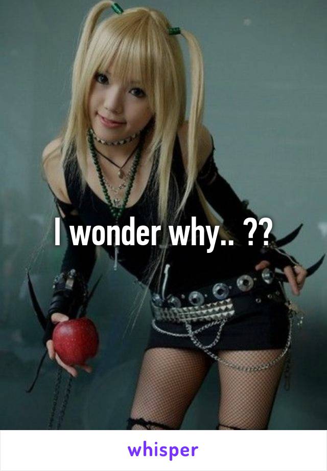 I wonder why.. 😷😂