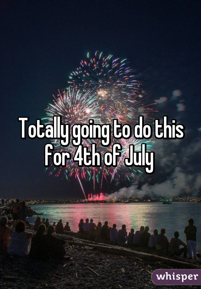 Totally going to do this for 4th of July 