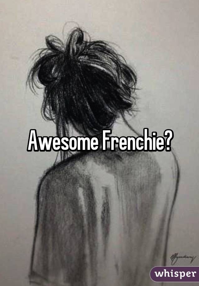 Awesome Frenchie😆
