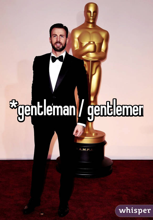 *gentleman / gentlemen