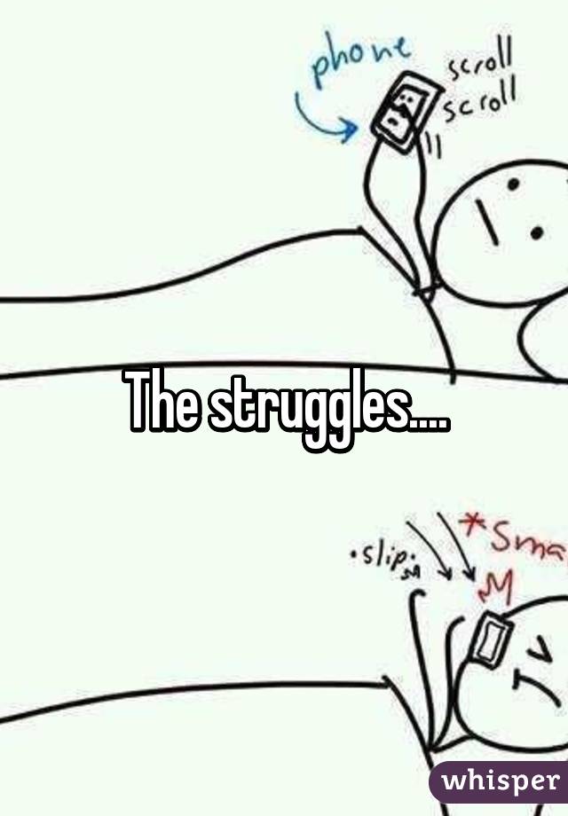 The struggles....