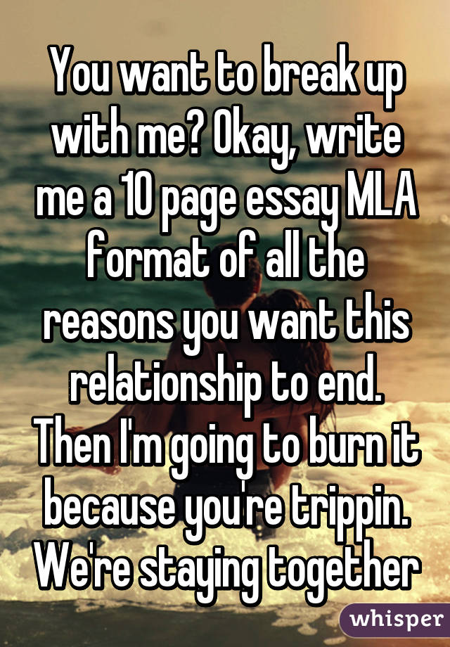 How to write a relationship essay