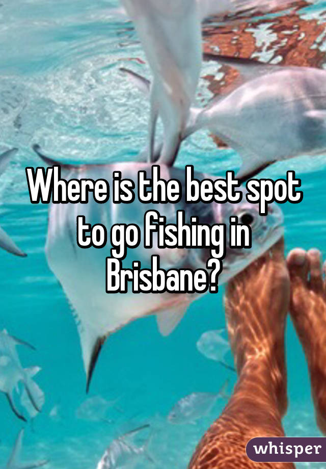 Where is the best spot to go fishing in Brisbane?