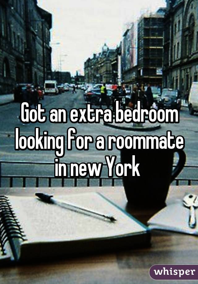 Got an extra bedroom looking for a roommate in new York 