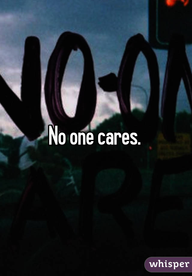 No one cares. 