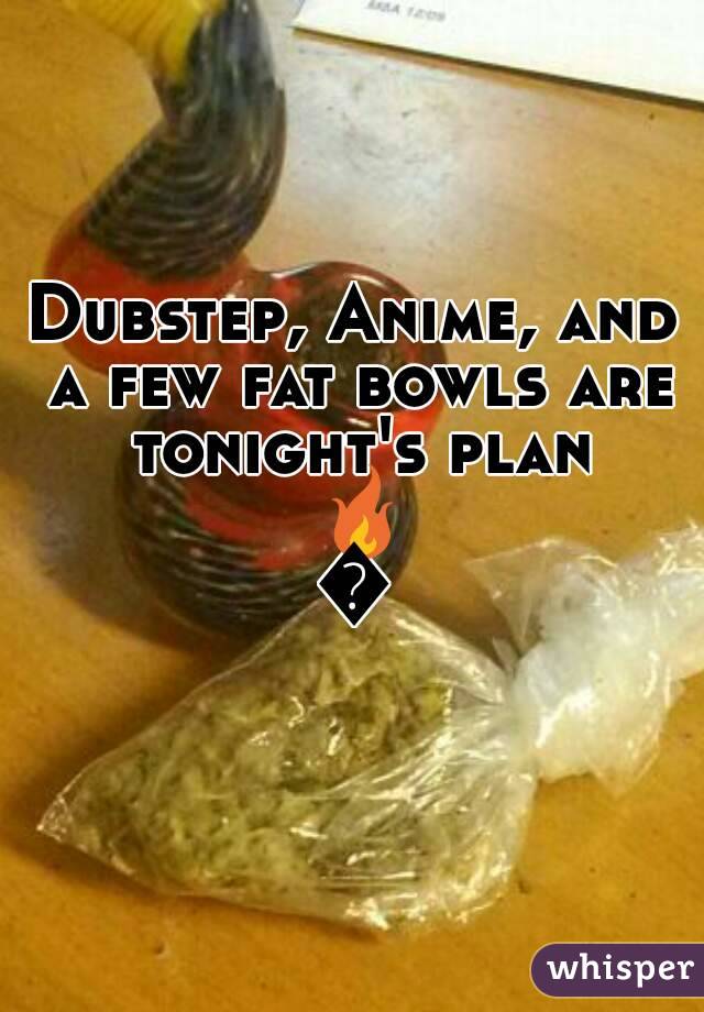 Dubstep, Anime, and a few fat bowls are tonight's plan 🔥🔥