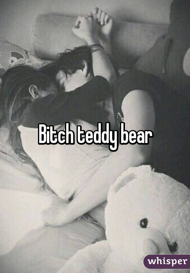 Bitch teddy bear