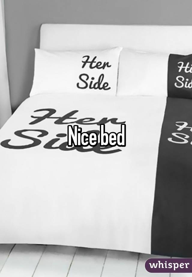 Nice bed