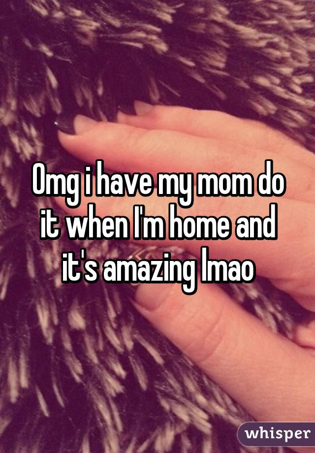 Omg i have my mom do it when I'm home and it's amazing lmao