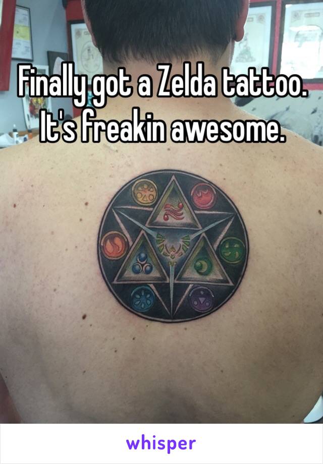 Finally got a Zelda tattoo. It's freakin awesome. 