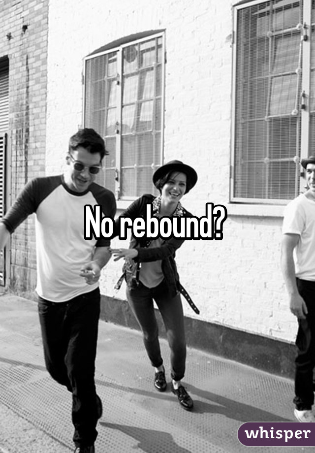 No rebound? 