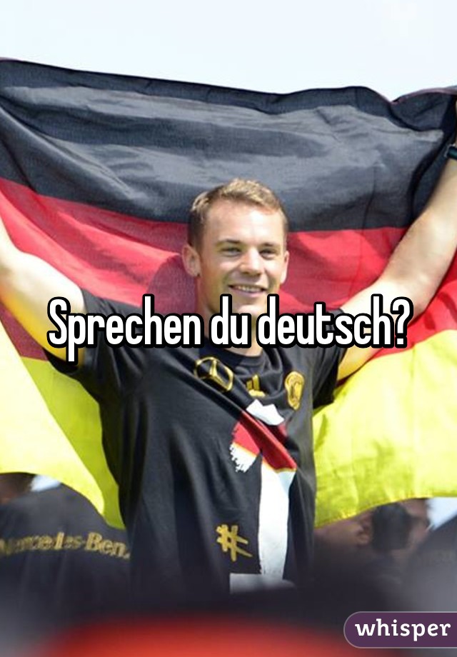 Sprechen du deutsch?