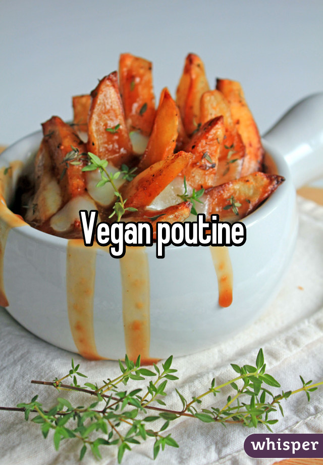 Vegan poutine