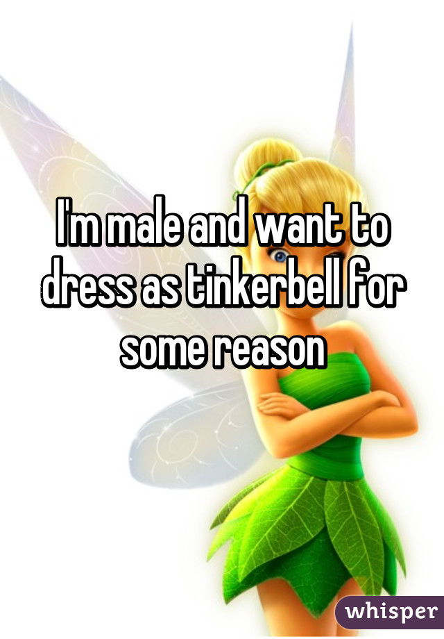 I'm male and want to dress as tinkerbell for some reason
