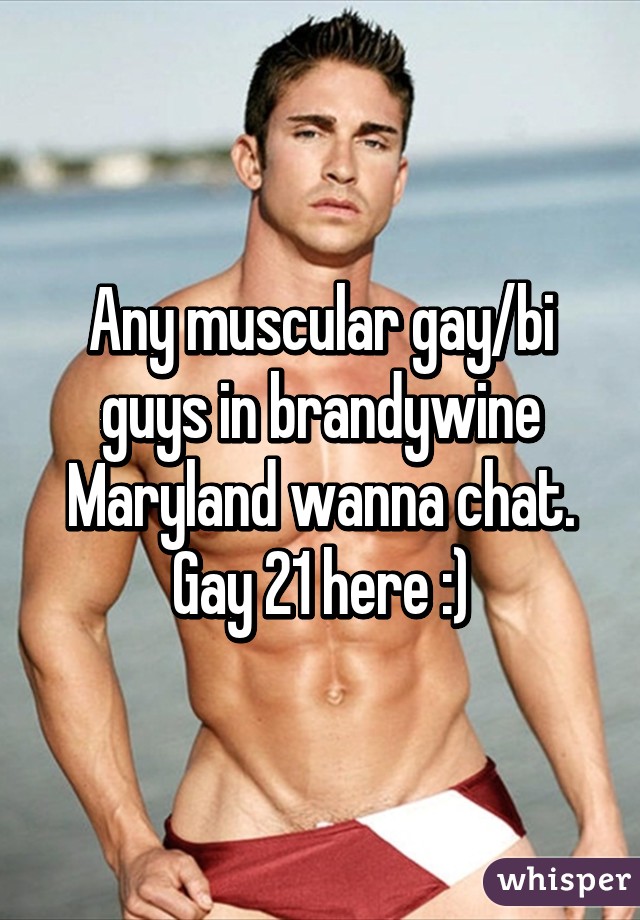 Any muscular gay/bi guys in brandywine Maryland wanna chat. Gay 21 here :)