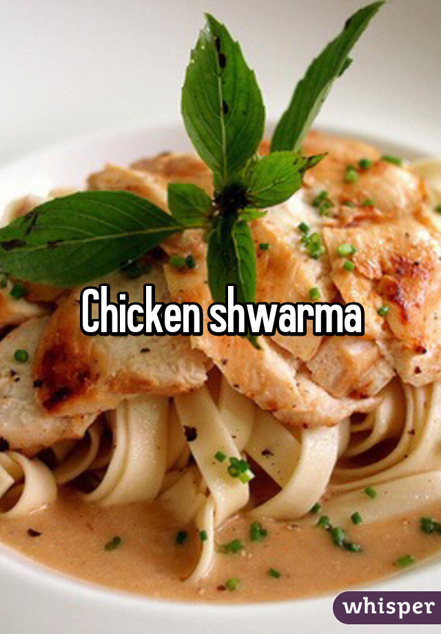 Chicken shwarma