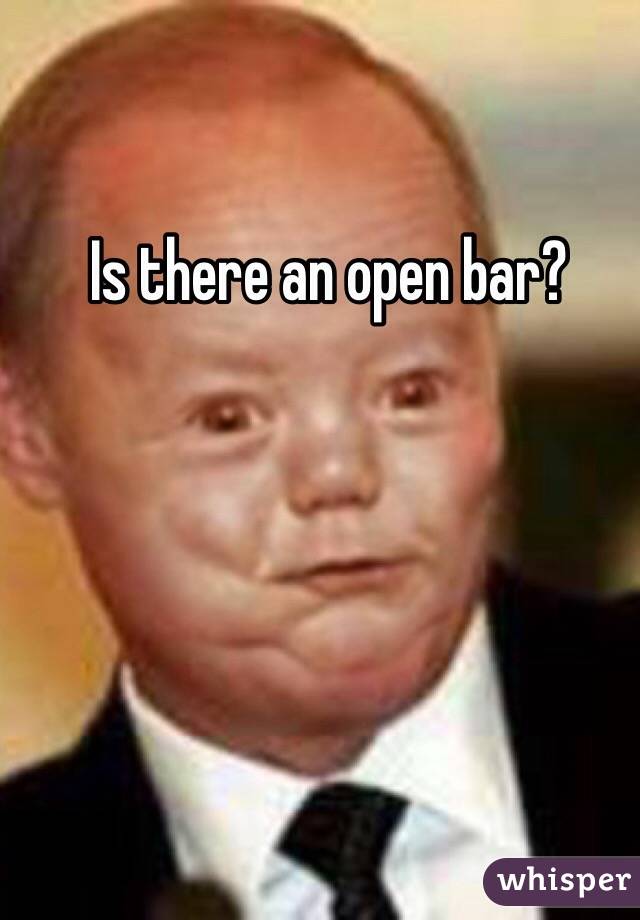 Is there an open bar?