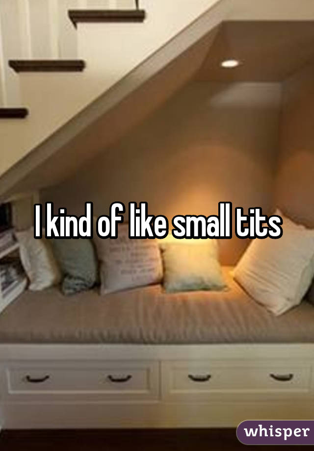 I kind of like small tits