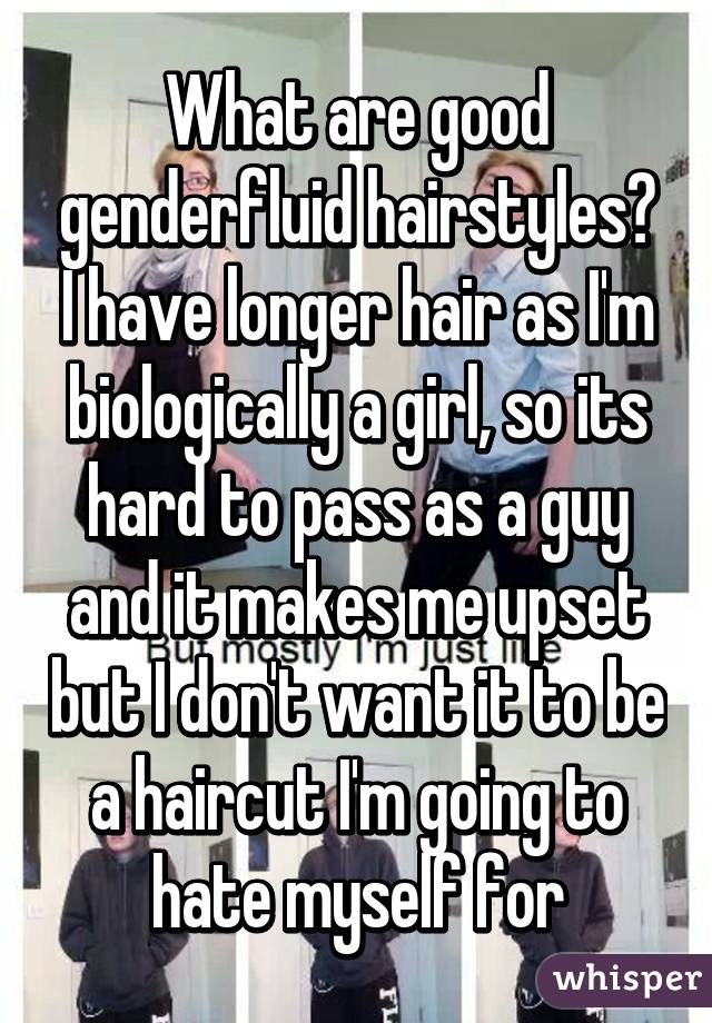 genderfluid hairstyles for long hairTikTok Search