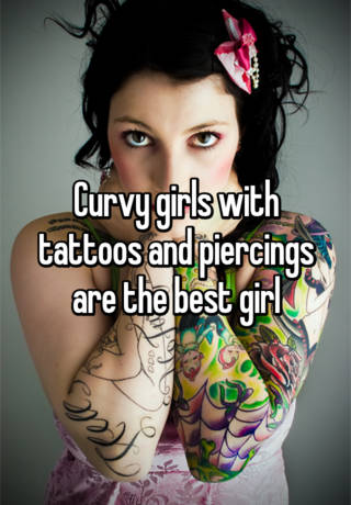 curvy girls with tattoos