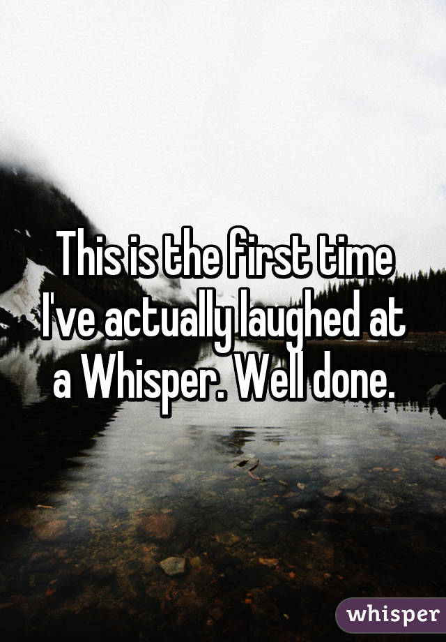 This is the first time I've actually laughed at a Whisper. Well done.