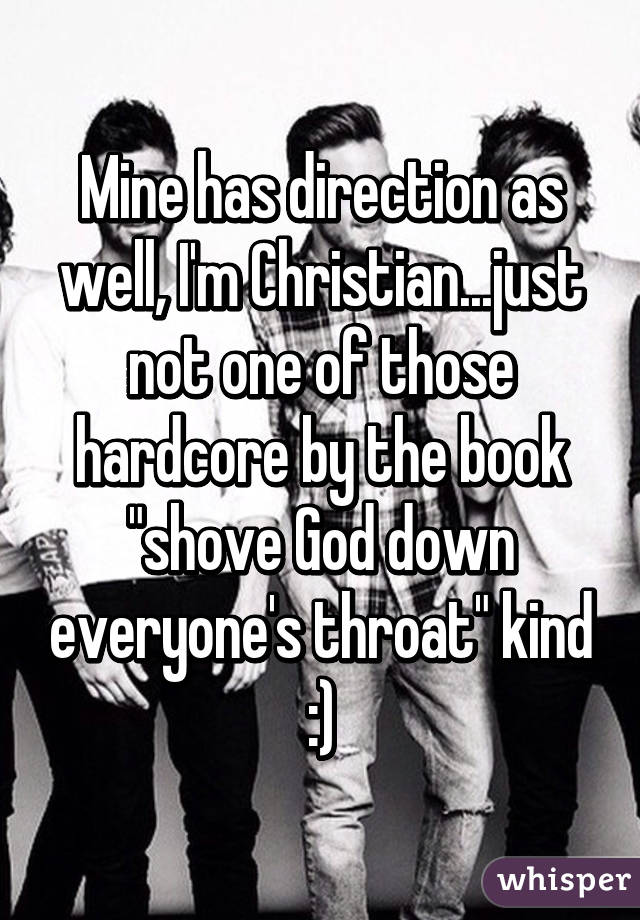 Mine has direction as well, I'm Christian...just not one of those hardcore by the book "shove God down everyone's throat" kind :)