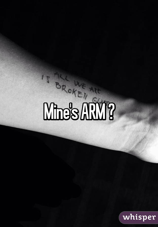 Mine's ARM 😂