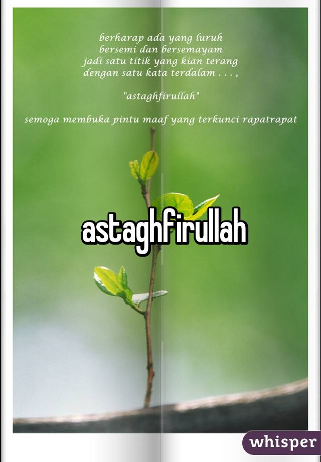  astaghfirullah