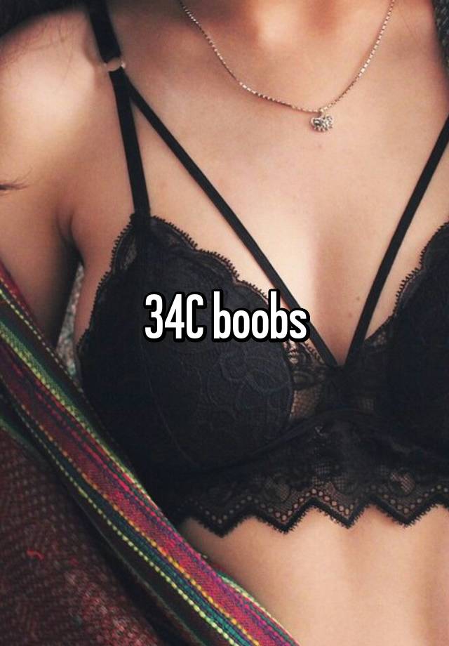 34C boobs