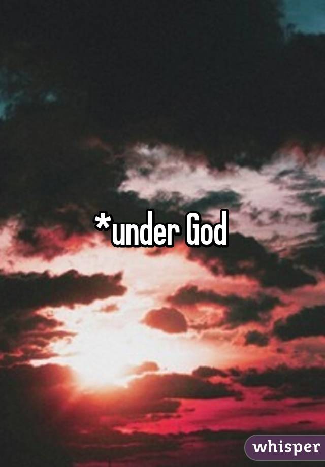 *under God 